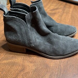 Dolce Vita Gray Suede Ankle Boots